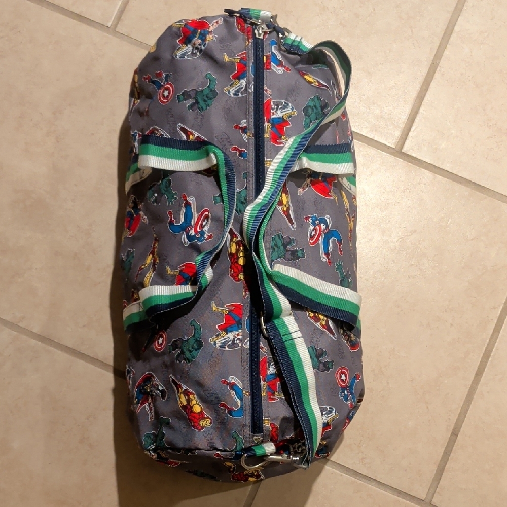 "Like New" Pottery Barn "Marvel Superheroes" 24L x12W x 35D Duffel Bag
